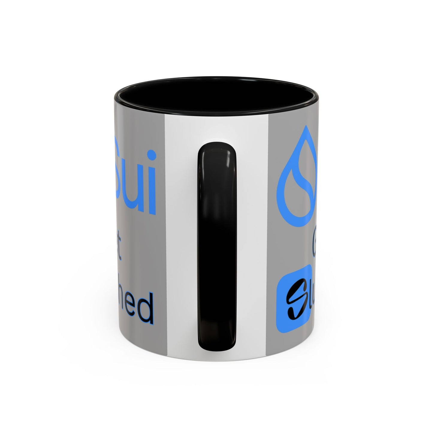 Sui: Get Slushed Grey Accent Mug by cypherpunkgear.com
