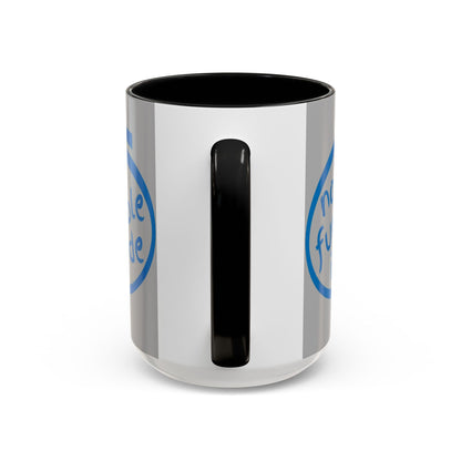Non-Fungible Inside Grey Accent Mug by cypherpunkgear.com