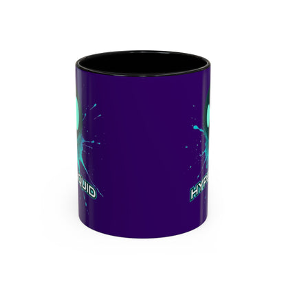 HYPE Drip Dark Purple Accent Mug by cypherpunkgear.com