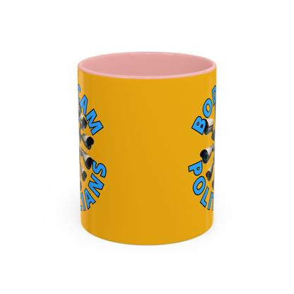 Bodycam the Politicians Cameras Yellow Accent Mug by cypherpunkgear.com