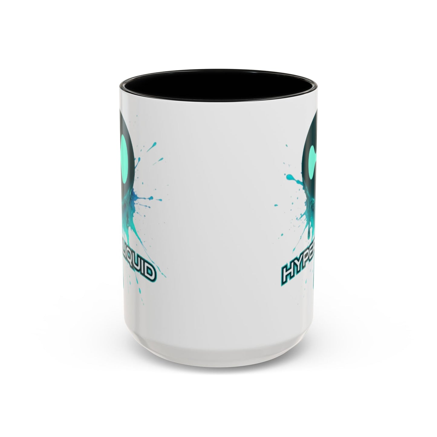 HYPE Drip White Accent Mug by cypherpunkgear.com