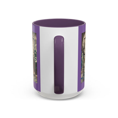 Yōkai Happy Halloween Purple Accent Mug by CreepyCrafts.boo