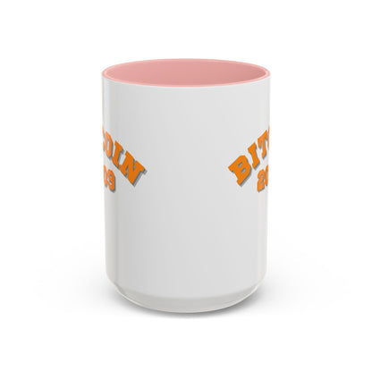 Bitcoin 2009 White Accent Mug by cypherpunkgear.com