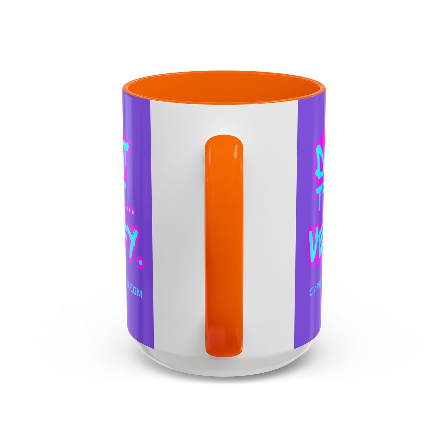 Don't Trust...Verify. Light Purple Accent Mug by cypherpunkgear.com