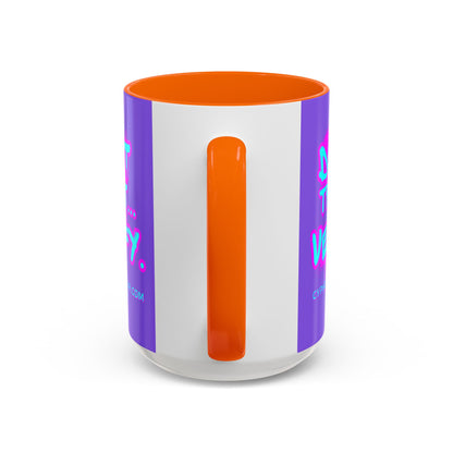 Don't Trust...Verify. Light Purple Accent Mug by cypherpunkgear.com