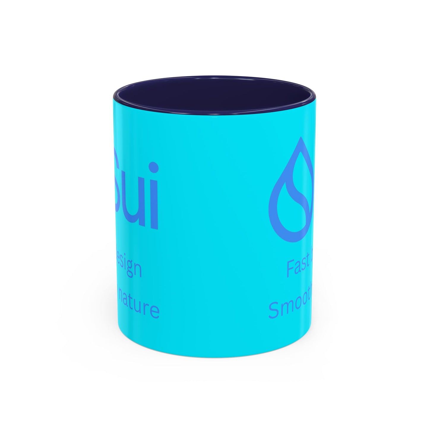 SUI Light Blue Accent Mug by cypherpunkgear.com