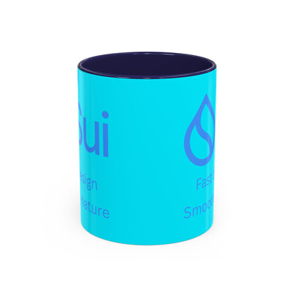 SUI Light Blue Accent Mug by cypherpunkgear.com