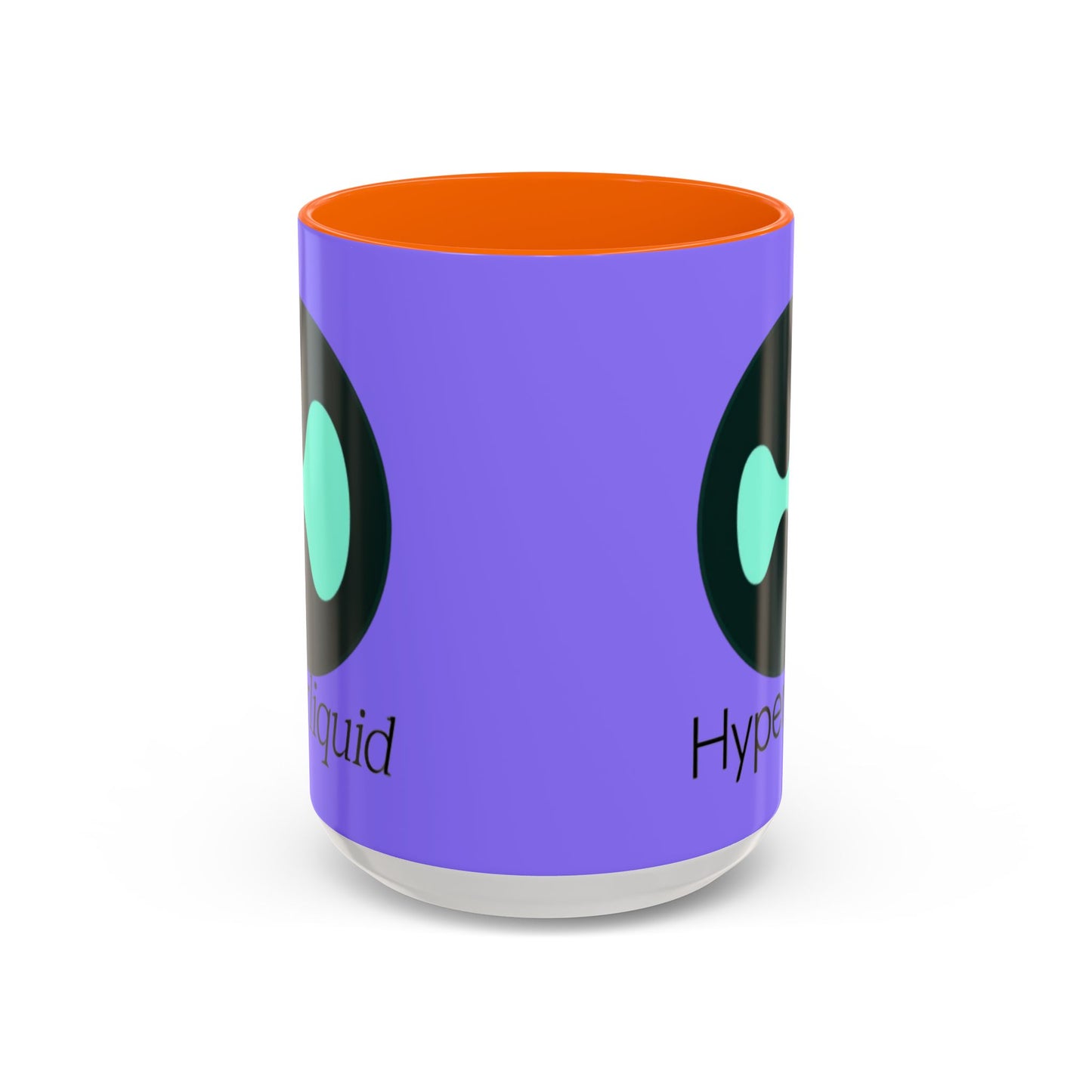 Hyperliquid Black font Light Purple Accent Mug by cypherpunkgear.com