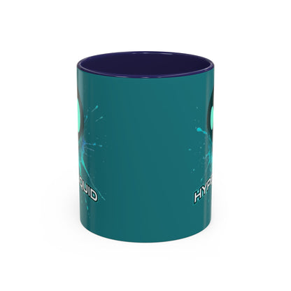HYPE Drip Hyperliquid Accent Mug by cypherpunkgear.com