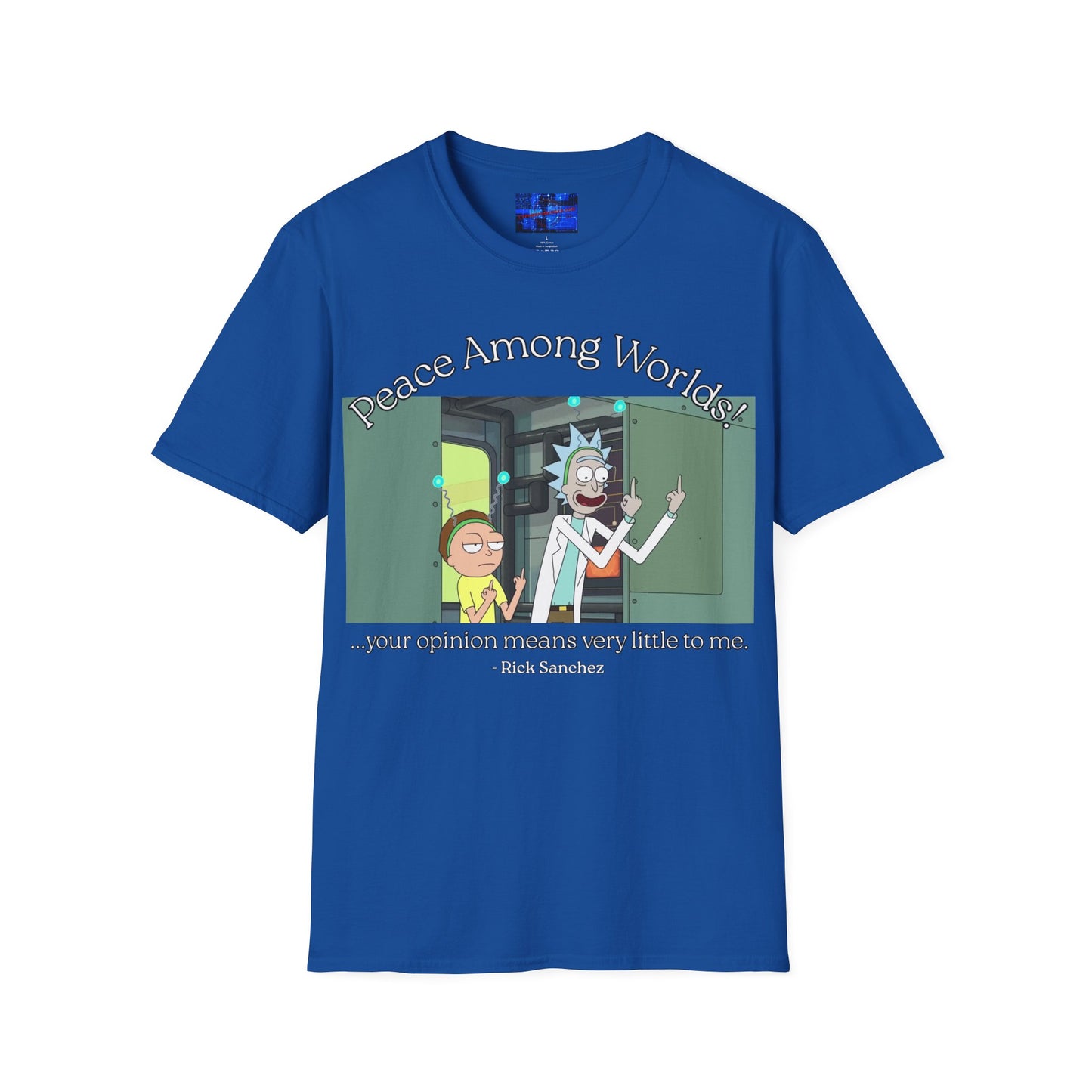 Peace Among Worlds! Dark colors Unisex T-Shirt by cypherpunkgear.com