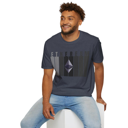 Ethereum (ETH) Dark colors Unisex T-Shirt by cypherpunkgear.com