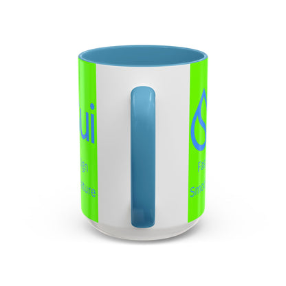 SUI Green Accent Mug by cypherpunkgear.com