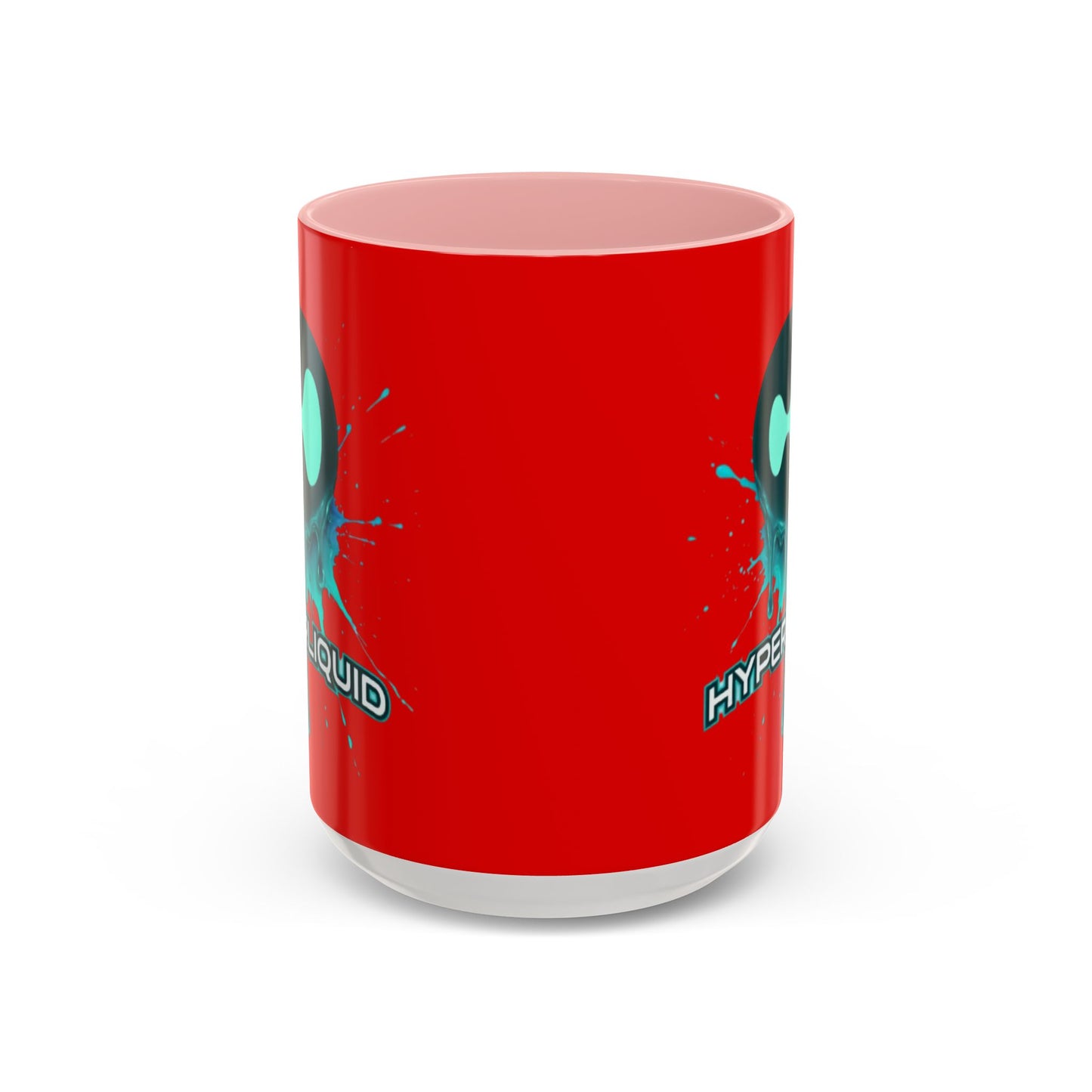 HYPE Drip Red Accent Mug by cypherpunkgear.com