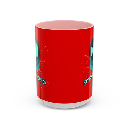 HYPE Drip Red Accent Mug by cypherpunkgear.com