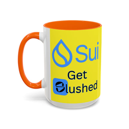 Sui: Get Slushed Yellow Accent Mug by cypherpunkgear.com