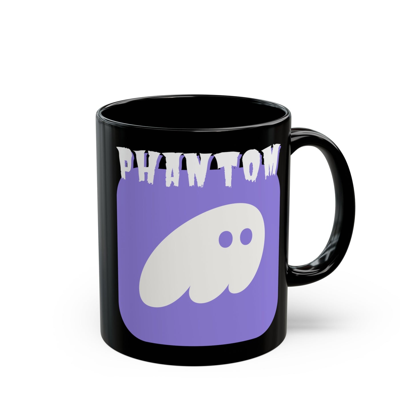 Phantom Hot Wallet Black Mug by cypherpunkgear