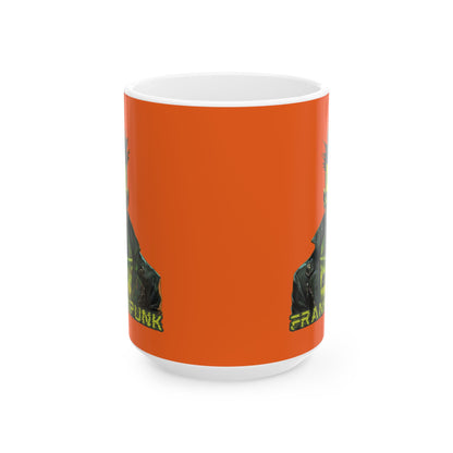 Frankenpunk Orange Mug by cypherpunkgear