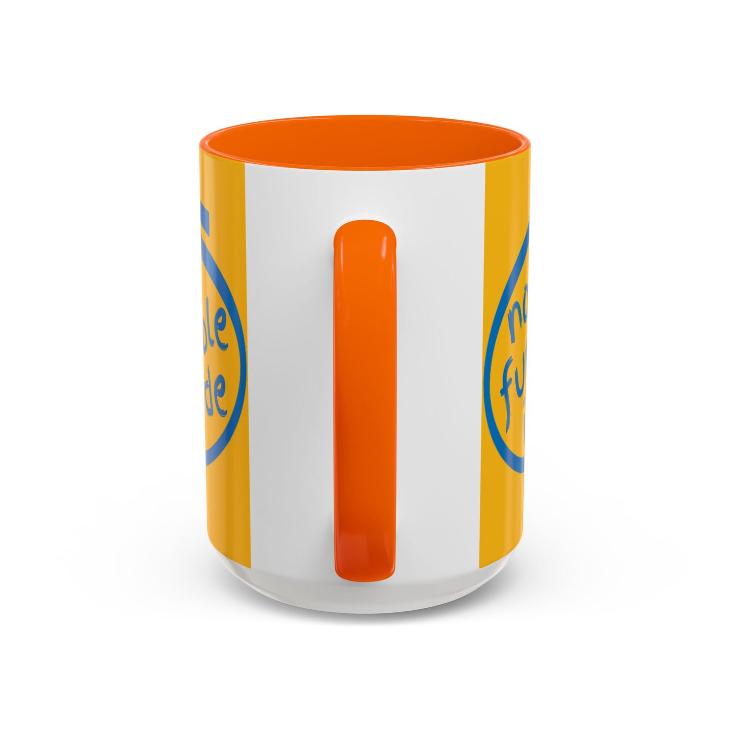 Non-Fungible Inside Yellow Accent Mug by cypherpunkgear.com