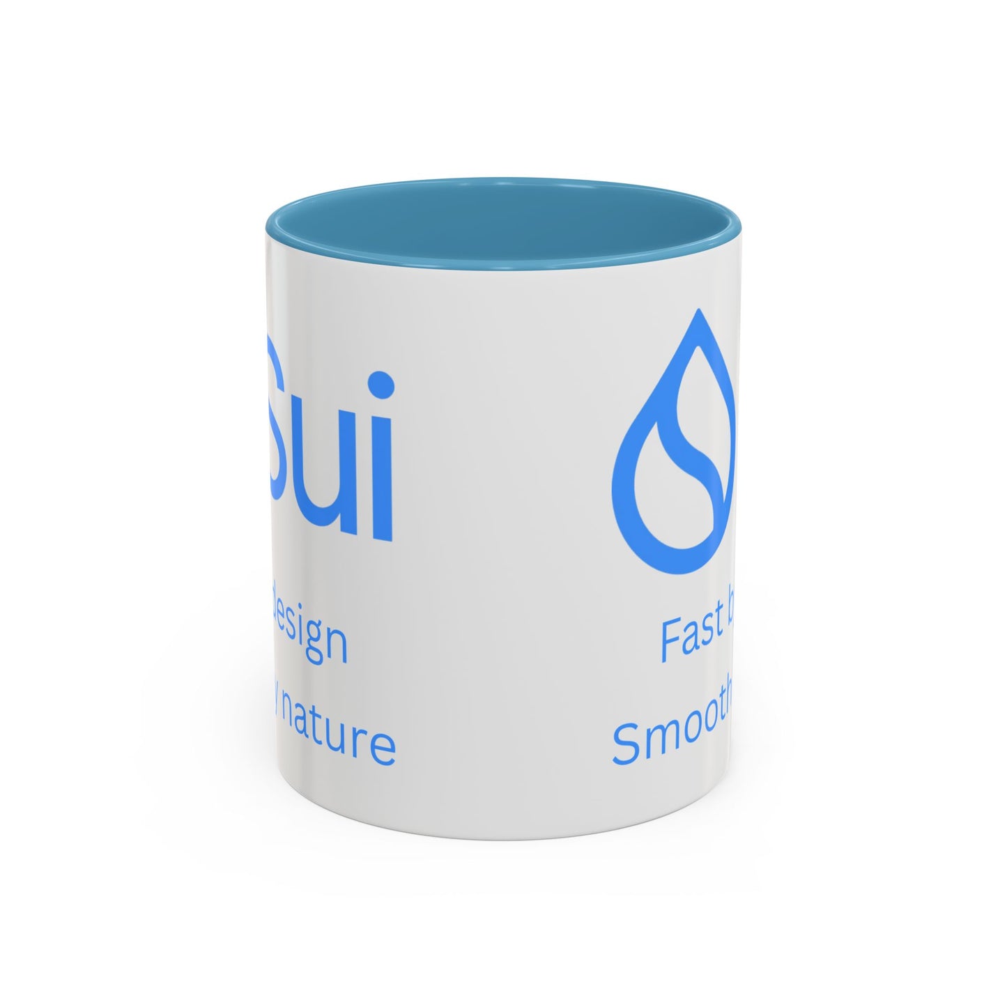 SUI White Accent Mug by cypherpunkgear.com