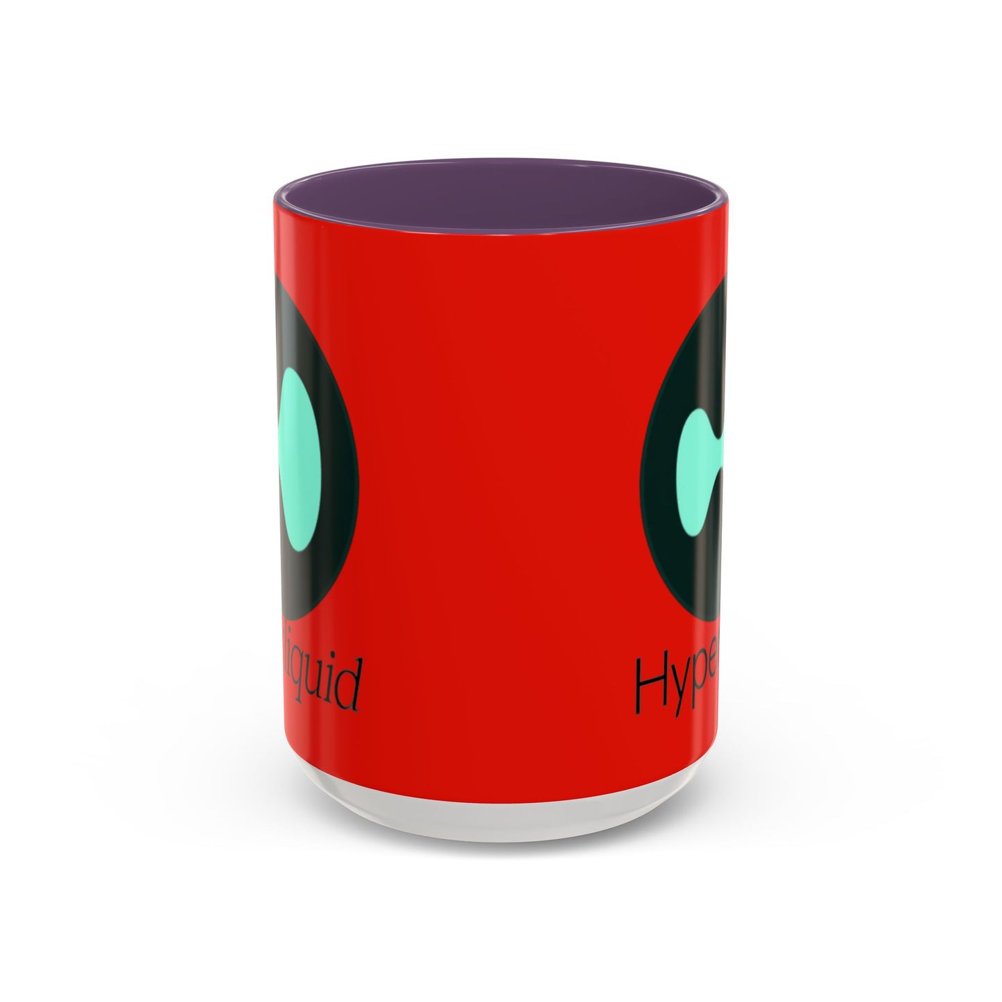 Hyperliquid Black font Red Accent Mug by cypherpunkgear.com