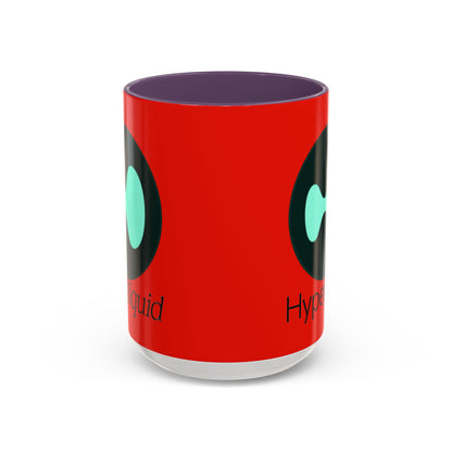 Hyperliquid Black font Red Accent Mug by cypherpunkgear.com