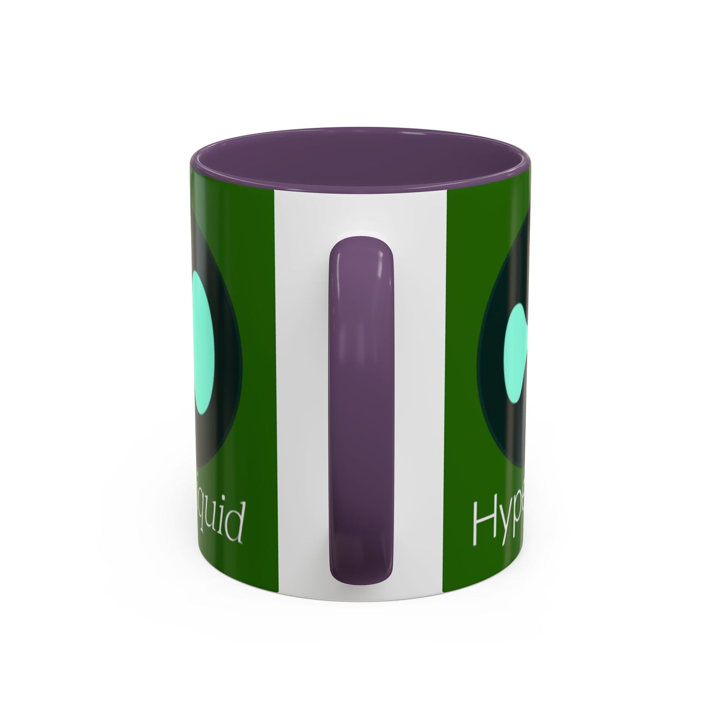 Hyperliquid White font Green Accent Mug by cypherpunkgear.com