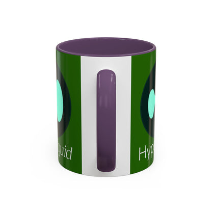 Hyperliquid White font Green Accent Mug by cypherpunkgear.com