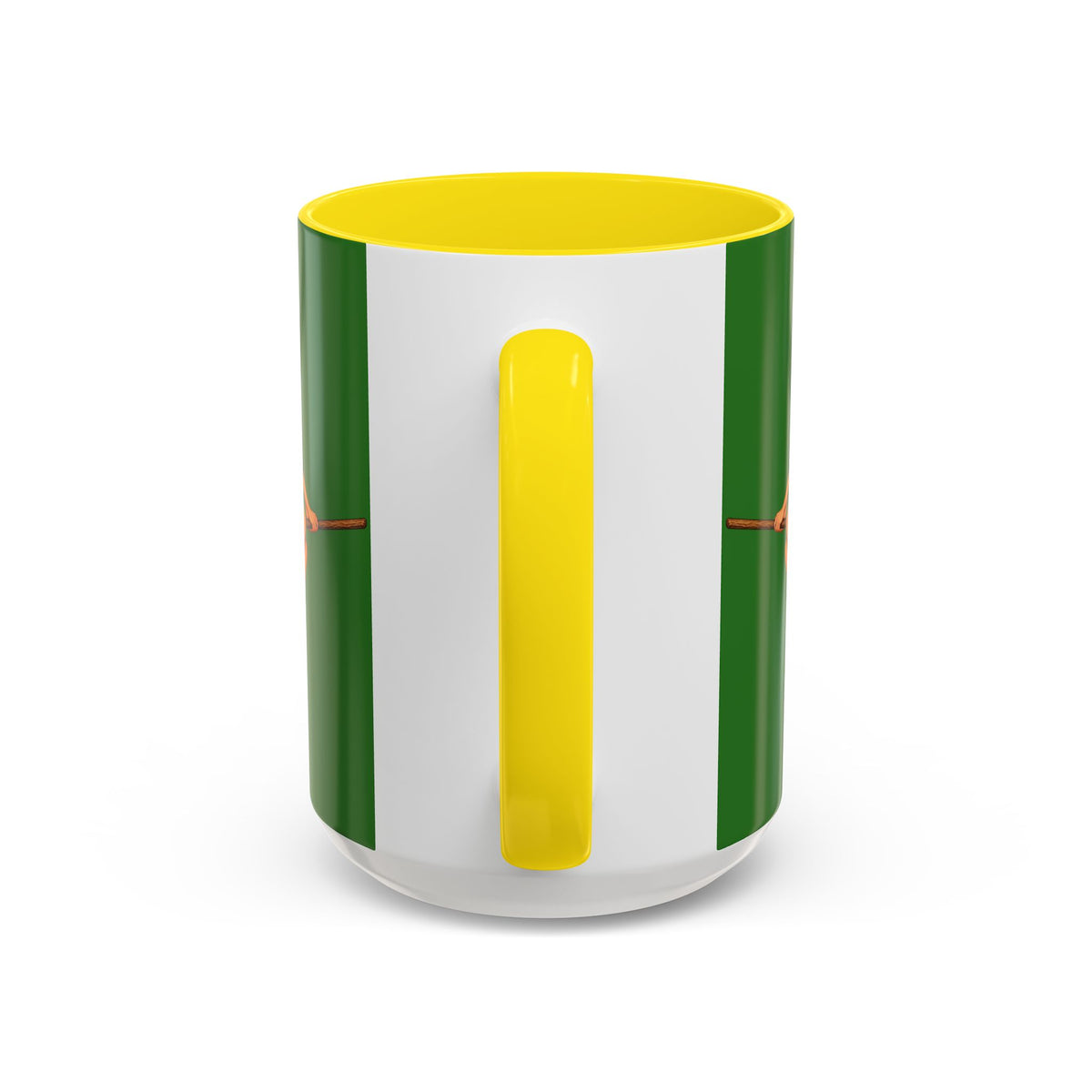 Hazel Hex Green Accent Mug by CreepyCrafts.boo