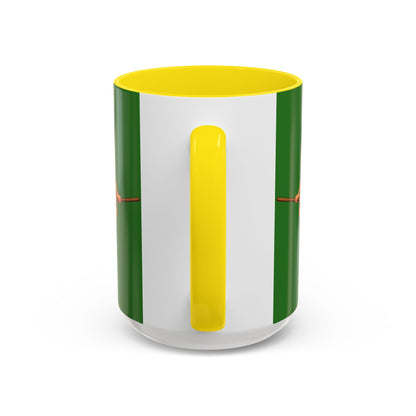 Hazel Hex Green Accent Mug by CreepyCrafts.boo