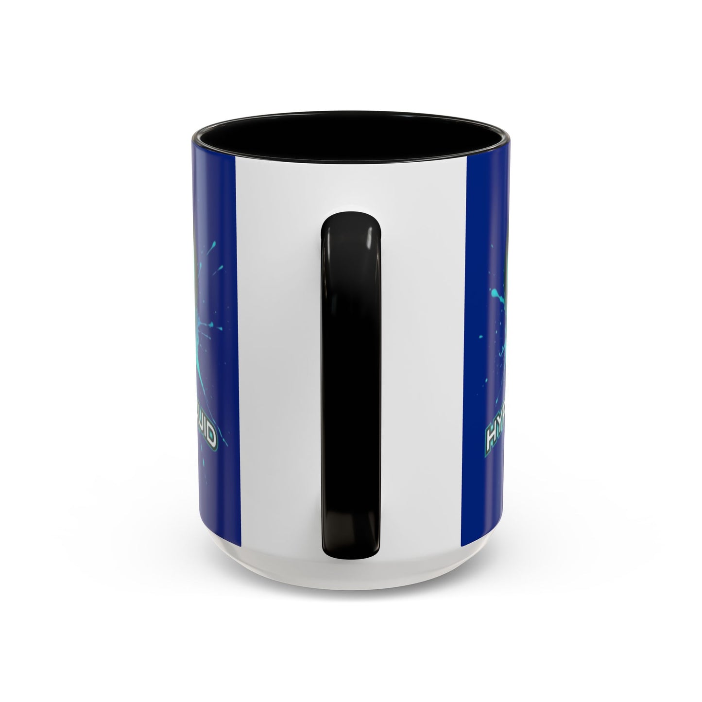 HYPE Drip Blue Accent Mug by cypherpunkgear.com