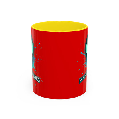 HYPE Drip Red Accent Mug by cypherpunkgear.com