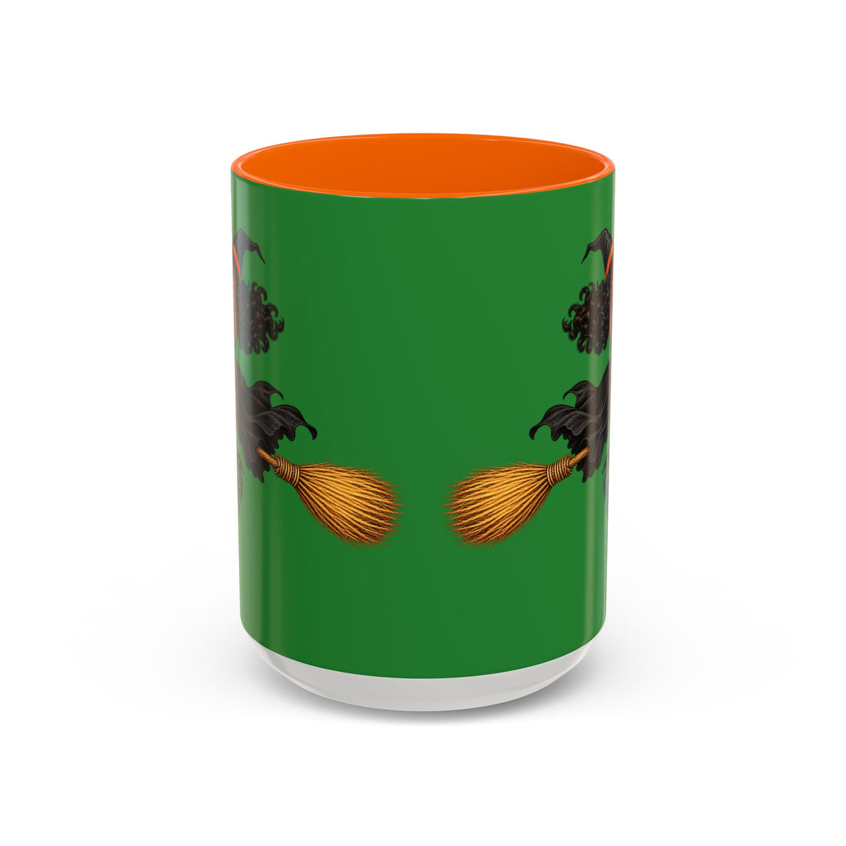 Velvet Vex Green Accent Mug by CreepyCrafts.boo
