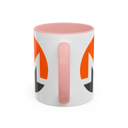 Monero (XMR) White Accent Mug by cypherpunkgear.com