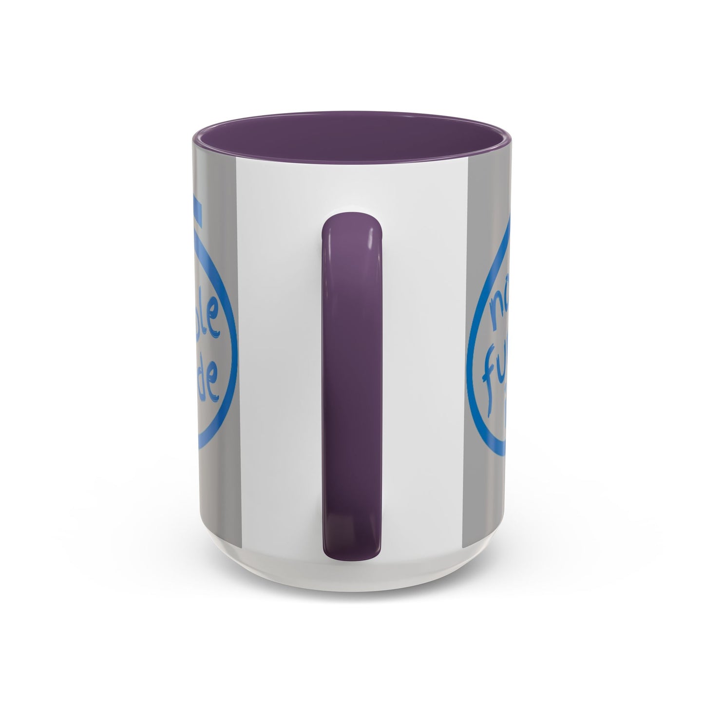 Non-Fungible Inside Grey Accent Mug by cypherpunkgear.com
