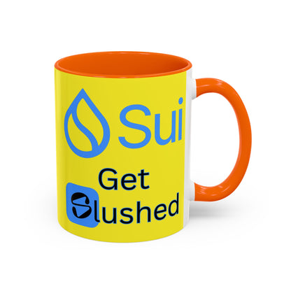 Sui: Get Slushed Yellow Accent Mug by cypherpunkgear.com