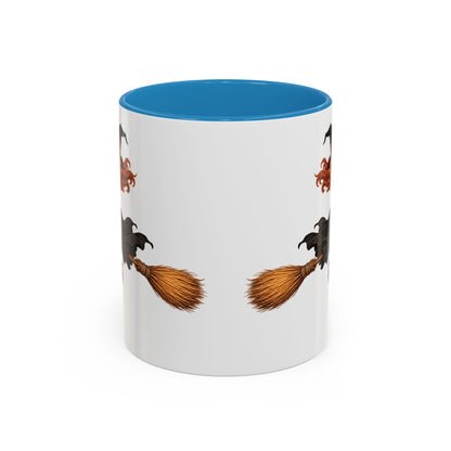 Hazel Hex White Accent Mug by CreepyCrafts.boo