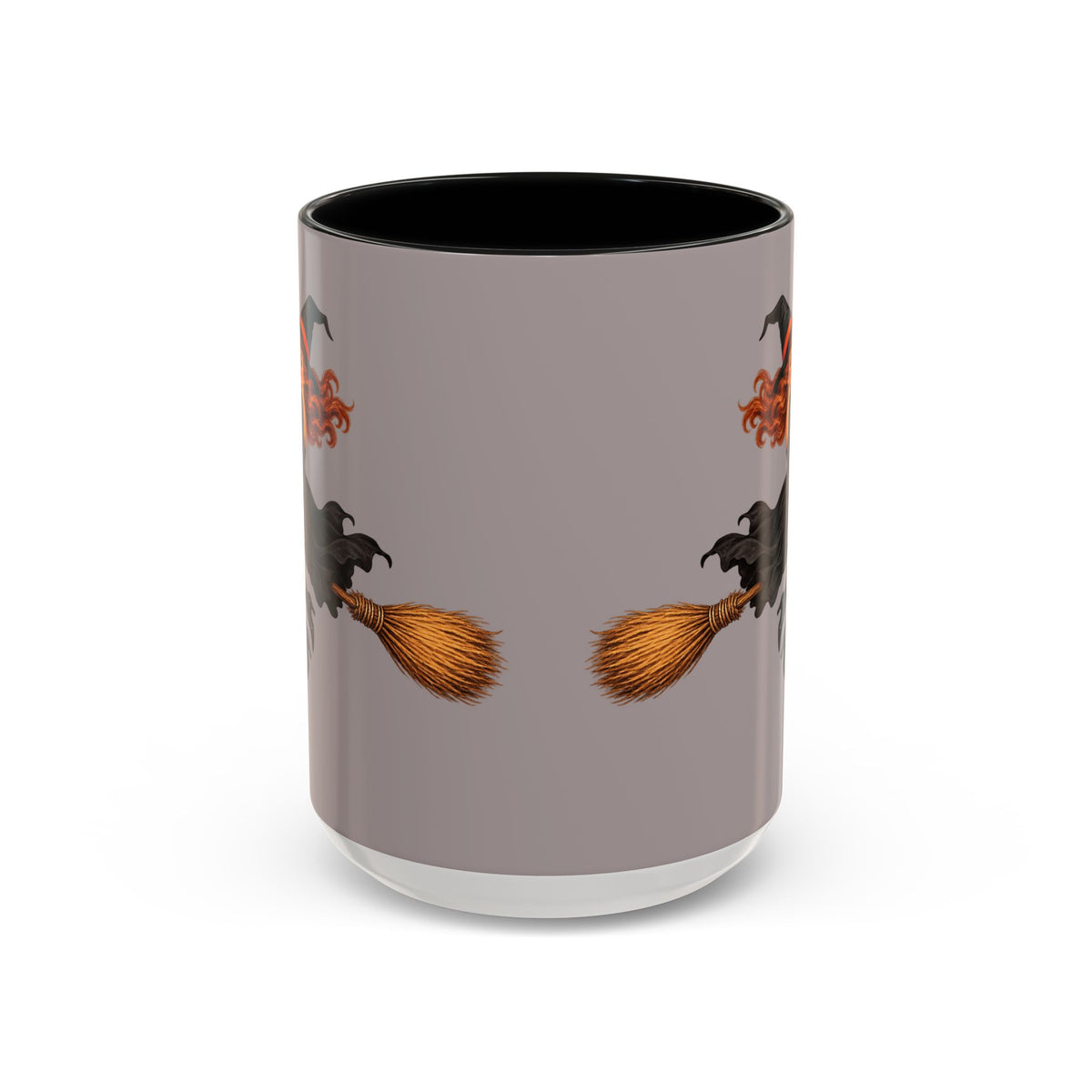 Hazel Hex Grey Accent Mug by CreepyCrafts.boo