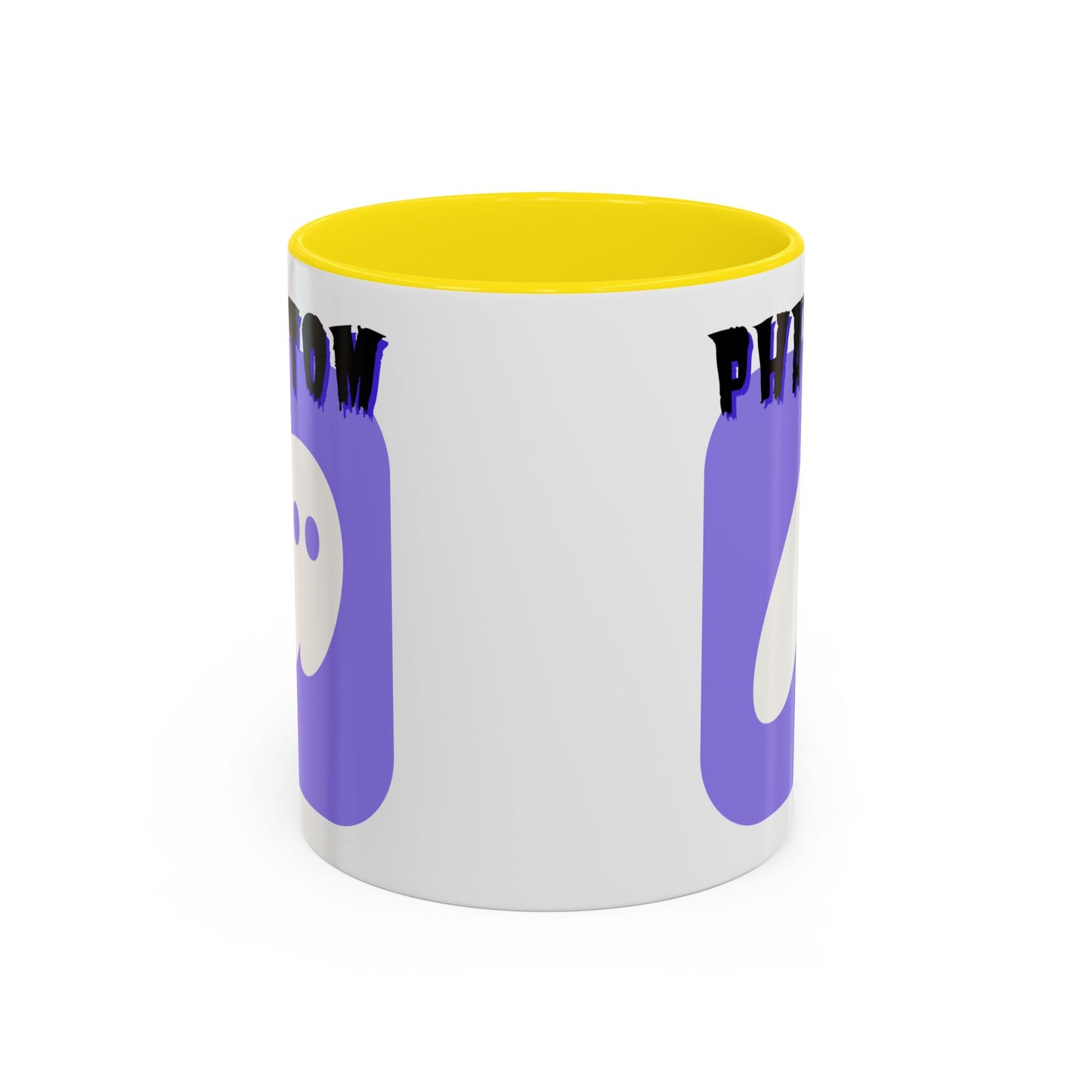 Phantom Hot Wallet White Accent Mug by cypherpunkgear.com