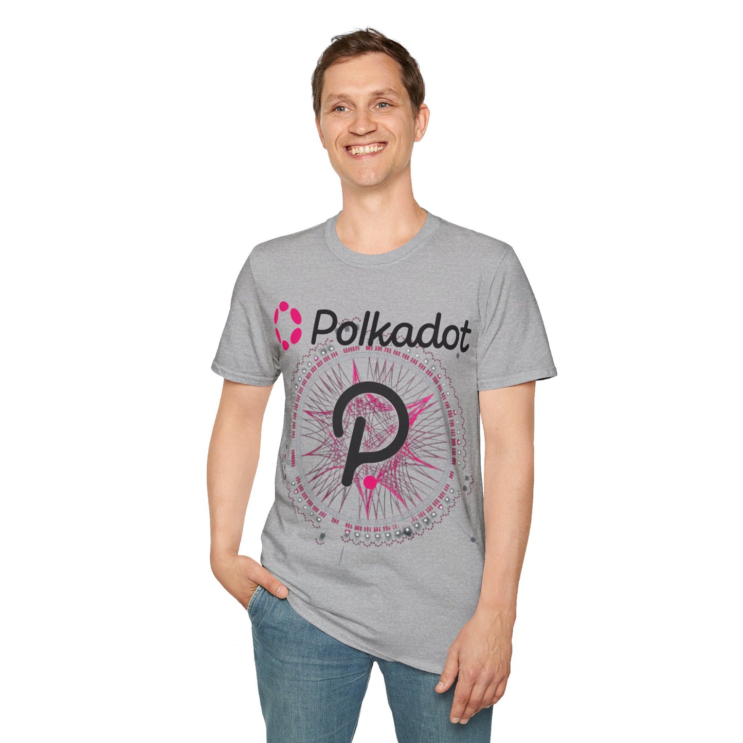 Polkadot (DOT) LTcolors Unisex T-Shirt by cypherpunkgear