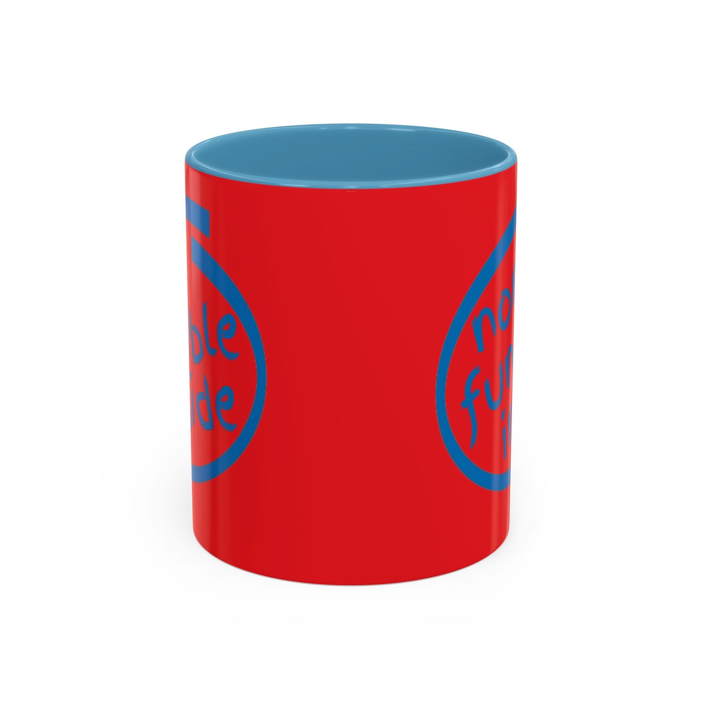 Non-Fungible Inside Red Accent Mug by cypherpunkgear.com