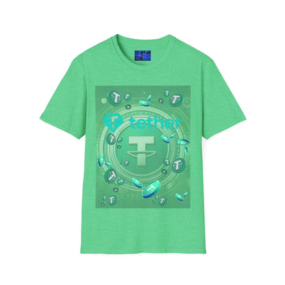 Tether DKcolors Unisex T-Shirt by cypherpunkgear.com