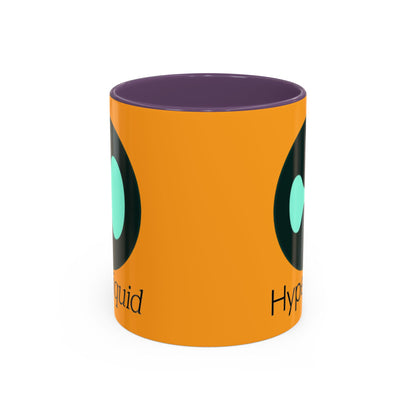 Hyperliquid Black font Orange Accent Mug by cypherpunkgear.com