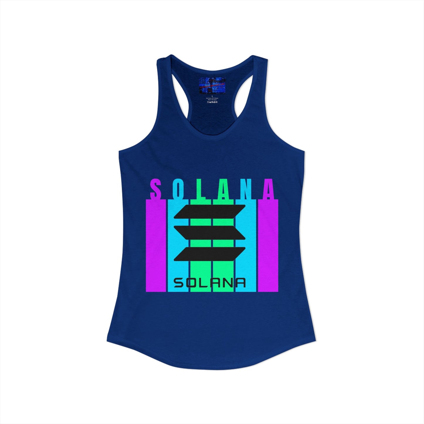 Solana (SOL) Freedom Women's Racerback Tank Top by cypherpunkgear.com
