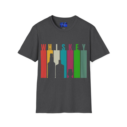 Whiskey spelled with an 'e' Dark colors Unisex T-Shirt by cypherpunkgear.com