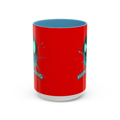 HYPE Drip Red Accent Mug by cypherpunkgear.com