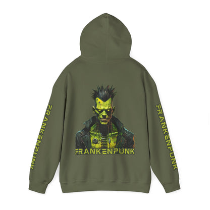 Frankenpunk Hoodie Unisex Hooded Sweatshirt by CreepyCrafts.boo