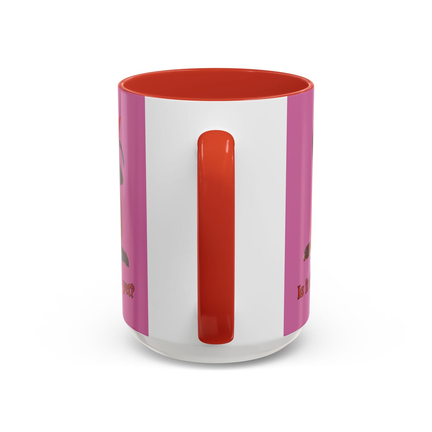 Is it Samhain yet? Pink Accent Mug by CreepyCrafts.boo