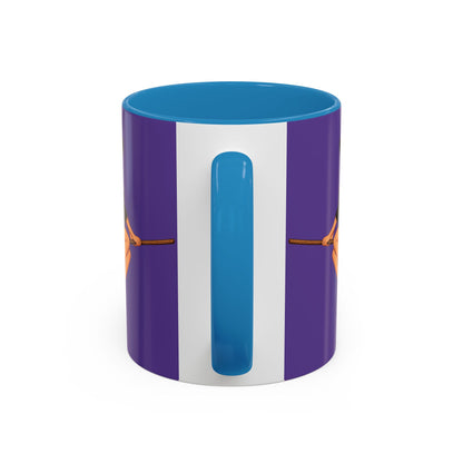Hazel Hex Purple Accent Mug by CreepyCrafts.boo