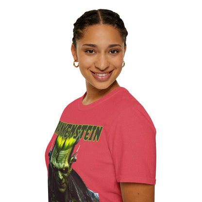 Frankenstein Lives Light colors Unisex T-Shirt by CreepyCrafts.boo