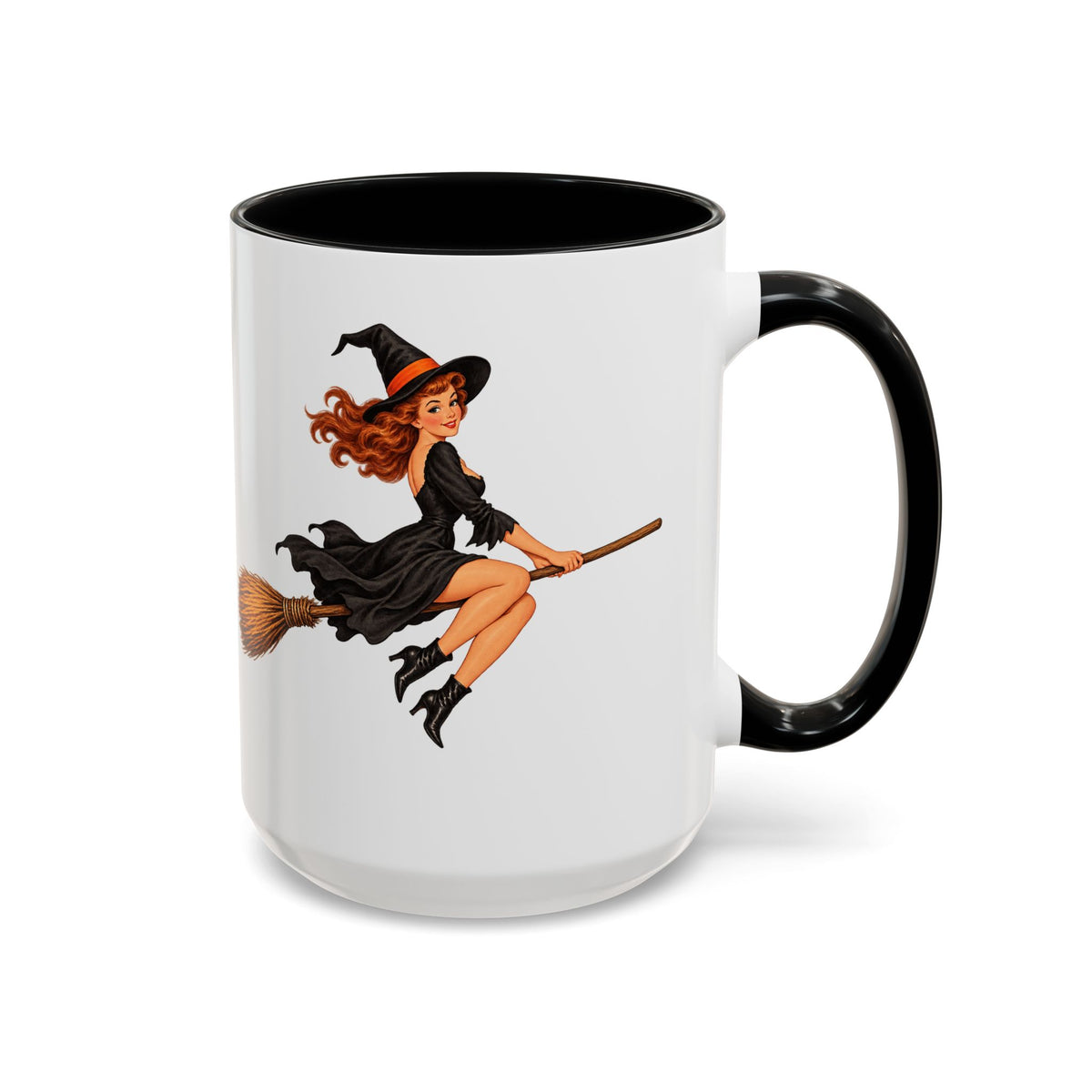 Hazel Hex White Accent Mug by CreepyCrafts.boo